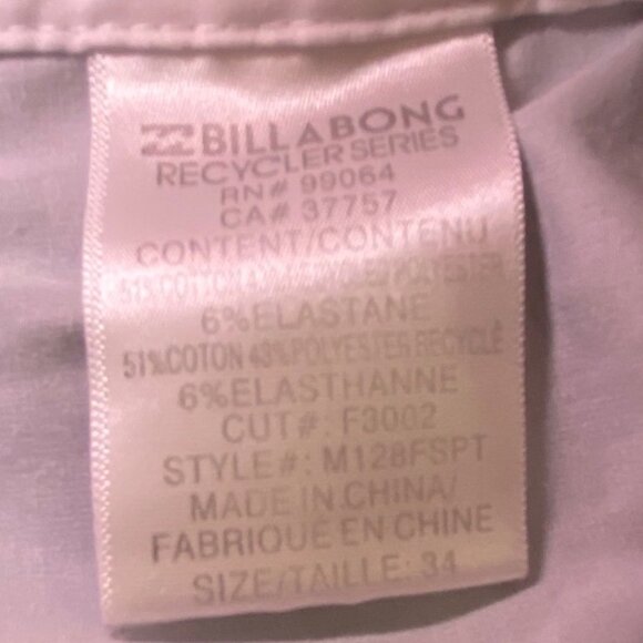 Billabong Mens Recycler Series Boardshorts Size 34 Beach Pool Surf Vacation - Picture 6 of 7